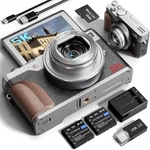 Digital Video Camera 5K 64MP 18X Zoom Anti-shake Flip Screen + 32GB Storage. Fixed Price $97.99.