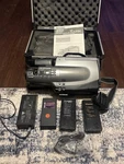 Sharp Jetzoom 12 Vhs Camcorder Model VL-L310U W/ Case & Extra Batteries. Fixed Price $112.50.