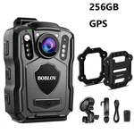 Boblov 256GB Police Body Camera 2K Gps 4200MAH 15H Recording Car Mount Kit IP67. Fixed Price $160.85.