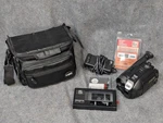 Vintage Jvc Videomovie GR-AXM270U Compact Vhs Tape Camcorder Bundle W/ Bag. Fixed Price $64.99.