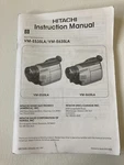 Hitachi 8MM Video Camcorder VM-E110A / VM-E310A Instruction Manual Only. Fixed Price $7.95.