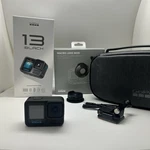 Gopro HERO13 Black 5.3K Action Camera Bundle + Macro Lens Mod Case Boxed. Fixed Price $379.99.