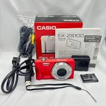 Casio EX-ZS100 Compact Digital Camera Red Working Jp. Fixed Price $219.79.