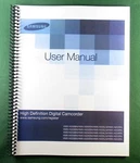 Samsung HMX-H200 Series Instruction Manual: Full Color 145 Pages & Clear Covers. Fixed Price $26.20.