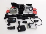 Gopro Hero HD2-14 Action Camera W/ Accessories Waterproof Case/ Tested. Fixed Price $80.00.