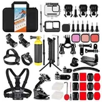 Hongdak Action Camera Accessories Kit For Gopro Hero 12 11 10 9 Black, Waterp.... Fixed Price $52.50.