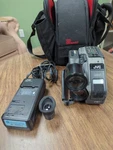 Jvc Compact Camcorder GR-AX7 Vhs Videomovie Full Auto System Camera Untested. Fixed Price $35.00.