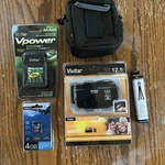 Vivitar Dvr 949HD 1080P Full Camcorder 12.1 Mp Open Box Lot Batteries Card. Fixed Price $35.00.