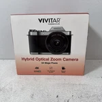 Vivitar 4K Ultra Hd Hybrid Digital Camera With 60X Enhanced Optical Zoom. Fixed Price $149.95.
