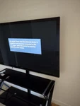 Panasonic 65" Plasma Hdtv TC-P65GT30 1080P 3D Smart Tv, With Table Under. Fixed Price $140.00.