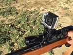 Gopro Rifle Mount, Works With Shotguns And Pictatinny Rails Too!. Fixed Price $29.95.