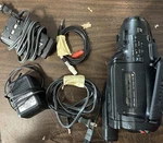 Vintage Sony Handycam CCD-FX330 Accessories Lot (untested). Fixed Price $31.50.