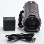 Used Panasonic HC-V750M Brown 32GB Hd Video Camera Camcorder In Good Condition. Fixed Price $285.00.