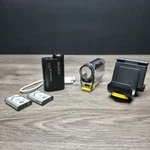 Sony Exmorr Steadyshot Camcorder Action 11.9MP HDR-AS30V Waterproof Case. Fixed Price $77.22.