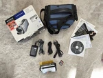 Sony Handycam DCR-SX43E Silver Camcorder 60X Zoom Boxed Bundle 16GB Sd Card Bag. Fixed Price $200.00.