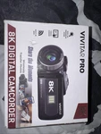 Vivitar Pro 8K Digital Video Camcorder 18X Zoom Hd Recording Compact Camera. Fixed Price $65.00.