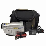 Jvc GR-AX880U Compact Vhs Camcorder 600X Digital Zoom Bag & Included Works. Fixed Price $35.19.