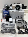 Olympus Pen Mini E-PM2 White 16.1MP Digital Camera + 14-42MM Lens Kit W/box. Fixed Price $190.99.