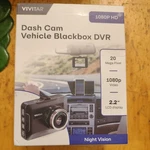 Vivitar Dash Cam Vehicle Blackbox Dvr 1080P Hd Brand New In. Fixed Price $21.94.