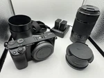 Sony A6000 Mirrorless Digital Camera W/ Lenses (55-210MM & Fisheye Lens). Fixed Price $600.00.