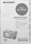 Sharp Viewcam VL-DC1U Camcorder Instruction Manual. Fixed Price $14.95.