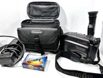 Panasonic PV-IQ203 Palmcorder Vhs-c Video Camera W/ Case For Parts/repair!. Fixed Price $32.99.