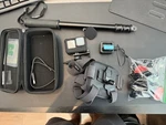 Gopro HERO10 Black Action Camera Bundle With Mounts, Case, Battery, Usb-c Cable. Fixed Price $235.00.