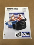 Vintage 1994 Panasonic Palmcorder PV-IQ204 Informational Sheet. Fixed Price $7.96.