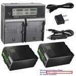 Kastar BP-U100 Battery CH04 Charger For Sony PMW-300K1 PMW-EX1R Camera. Fixed Price $29.99.