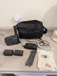 Panasonic Palmcorder PV-D406 Charger Carrying Case Untested Parts Only Repair. Fixed Price $22.00.