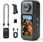 Leinlume 64GB Action Camera 1080P Portable Pov For Vlogging Work Travel Pets. Fixed Price $73.99.