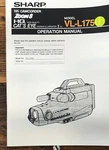 Sharp VL-L175U Camcorder Owner / User Manual *original*. Fixed Price $14.97.