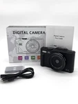 4K Ultra Hd Digital Camera 64MP 18X Zoom Flip Screen W/ Box Battery Usb Black. Fixed Price $20.00.