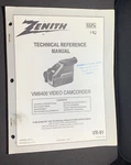 Zenith VM6400 Technical Reference Manual Vhs Hq Video Camcorder Original. Fixed Price $29.99.