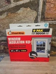 Frost King V73/9H Plastic Film Indoor Window Insulation Kit 42X62 In. With Tape. Fixed Price $11.99.