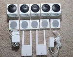5X Wyze Outdoor Cameras, 2X Base Stations - For Parts Repair Read!. Fixed Price $150.00.