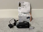 Sony Handycam HDR-CX440 Black Camcorder 9.2MP W/battery, Charger, Box. Fixed Price $249.95.