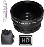 Wide Angle With Macro Lens For Sony DCR-SR47 DCR-SR67 DCR-SR87. Fixed Price $17.95.