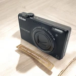 Nikon Coolpix S6000 Digital Camera Noble Black 14.2MP 7X Hd English Near Mint. Fixed Price $129.98.