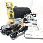Sony DCR-DVD908E Camcorder Mint Bundle New Battery Disc Remote Charger Pal Europ. Fixed Price $189.00.