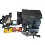 Sony Handycam DCR-TRV130 DIGITAL8 Camcorder + Tapes Case Charger Tested *read*. Fixed Price $124.88.