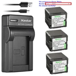 Kastar Battery Slim Charger For Panasonic VW-VBG260 HDC-TM10K HDC-TM15 Camcorder. Fixed Price $58.59.