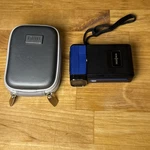 Vintage Insignia Movie Digital Camera NS-DCC5SR09 Tested! Works- Blue With Case. Fixed Price $30.00.