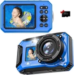 4K 56MP Underwater Camera 33FT Diving Snorkeling Dual Screen 32GB Sd Card. Fixed Price $297.99.