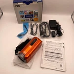 Jvc Everio GZ-R300-D Waterproof Full Hd Camcorder Orange Tested Box Japan Used. Fixed Price $192.23.