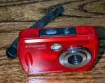 Red Polaroid IS048 3M 16 Mp 2.4" Digital Waterproof Camera Tested Outdoor Action. Fixed Price $10.27.