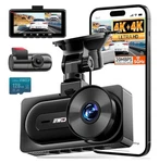 Iiwey 4K+4K Dash Cam Front And Rear, Dual Starvis Sensor, 5G WIFI-6. Fixed Price $73.71.