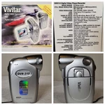 Vivitar DVR-310 MPEG4 Digital Video Player Recorder 8X Zoom Silver New In Box. Fixed Price $49.99.