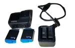 Gopro HERO9 Black Camera With Stabilizer, Accessories, 2 Batteries. Fixed Price $375.00.