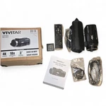 Vivitar Hd Digital Video Camera With Wifi Built In Night Vision DVR4K-BLK. Fixed Price $60.00.